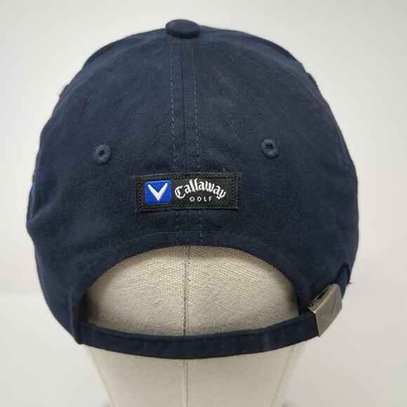 Callaway Golf Slideback Baseball Cap Blue One Size Adjustable Embroidered - Picture 6 of 10